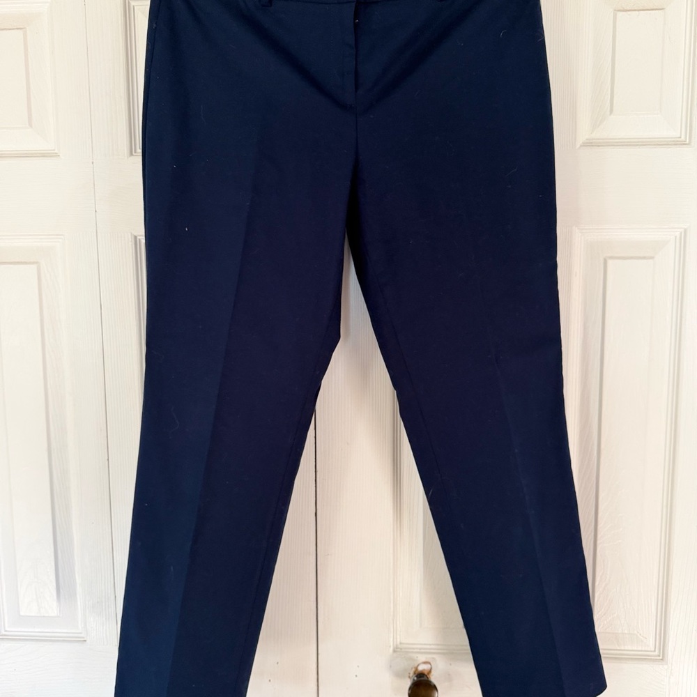 Anne Klein The Director Navy Dress Pants Quiet Luxury Career Chic